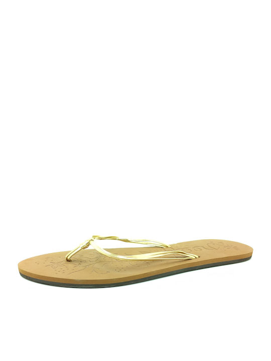 Wispy RF0I1629 Women's Flip Flops Gold