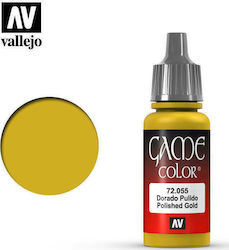 Acrylicos Vallejo Game Model Making Paint Gold 17ml 72.055