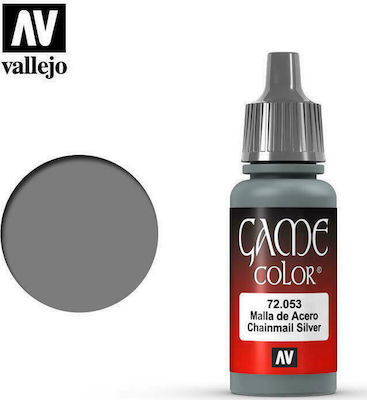 Acrylicos Vallejo Game Color Χρώμα Μοντελισμού Chainmail Silver 17ml