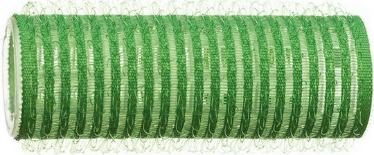 Eurostil Lockenwickler Drahtgitter-Roller 21mm in Grün Farbe 6Stück