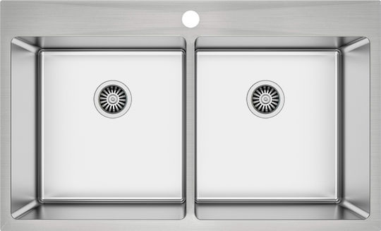Excel Atlas AS 296 Ένθετος Inox Brushed Μ87xΠ50.5cm Ασημί Excel Atlas AS 296 Ένθετος Inox Brushed Μ87xΠ50.5cm Ασημί