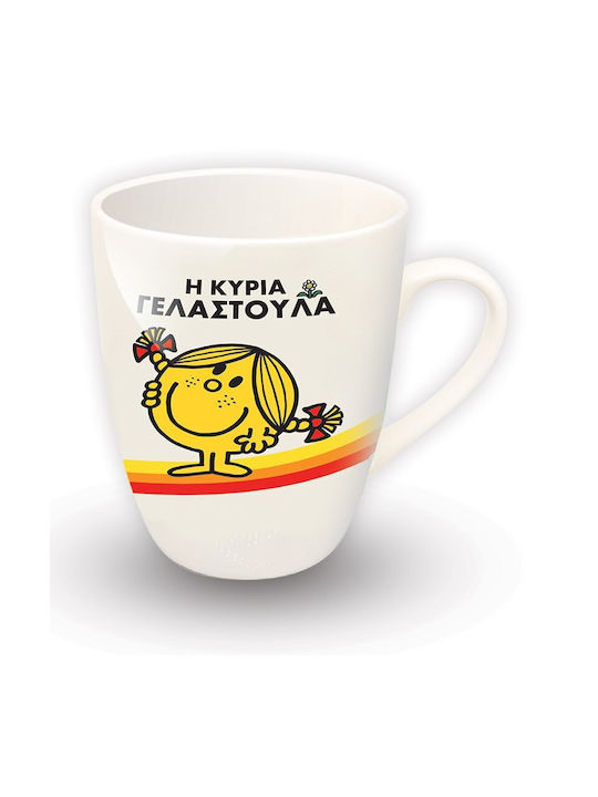 CHartini Poli Mrs Gelastoula Ceramic White Mug