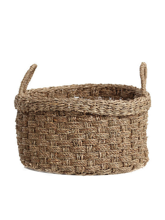 Wicker Decorative Basket Ambrogio 36x36x18cm Soulworks