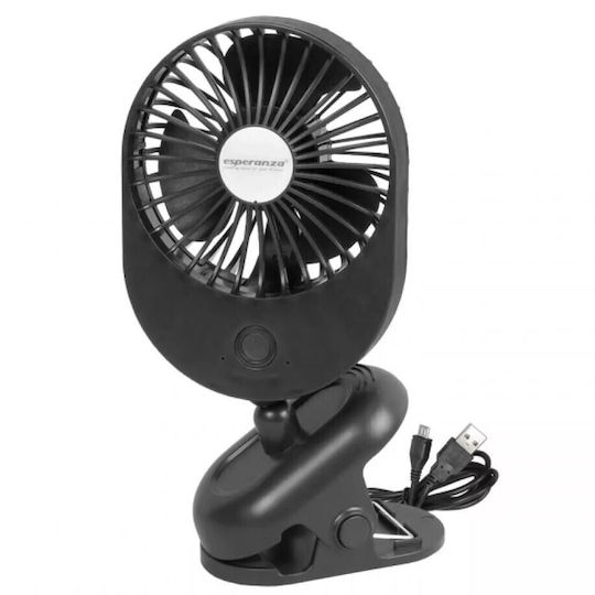 Esperanza USB Office/Home Fan Black Compact Fan EHF103K