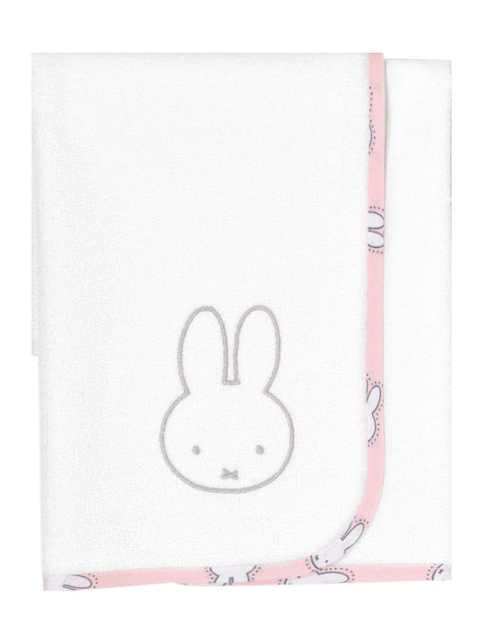 Miffy Waterproof Burp Cloth Pink 50x70cm 48-8718/52