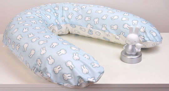 Baby Oliver Μαξιλάρι Εγκυμοσύνης & Θηλασμού Γαλάζιο 126cm