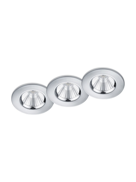 Trio Lighting Zagros Στρογγυλό Μεταλλικό Χωνευτ...