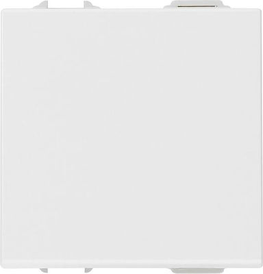 Vimar Recessed Electrical Lighting Wall Switch no Frame Basic Medium Aller Retour White 09013.2