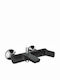 Wtsgroup Zipponi Green Mixing Bathtub Shower Faucet Complete Set Black