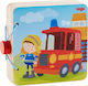 Haba Activity Book Booklet 'The Fire Department' made of Wood for 0++ Months