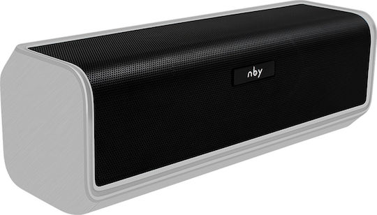 NBY 6690 Boxă Bluetooth 10W cu Radio și Durată de Baterie până la 6 ore Silver/Black