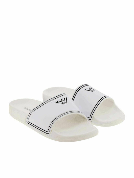 Women's Slides White