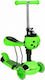 Kids Scooter Foldable 3-Wheel with Seat Green