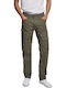 Hose Cargo Elastisch in Schlanker Passform Olive