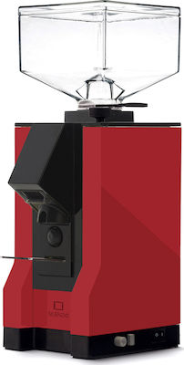 Eureka Mignon Silenzio Coffee Grinder On Demand 310W with Bean Hopper Capacity 300gr Red