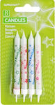 Amscan Birthday Candle Happy Birthday Multicolored 8pcs 170689