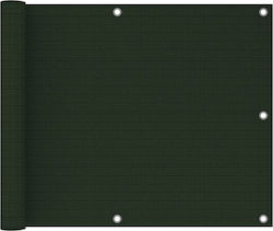 vidaXL Rectangular Shade Divider Green Roll wit...