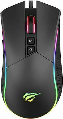 Havit MS1001A RGB Gaming Ποντίκι Μαύρο