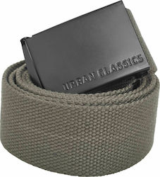 Urban Classics Herren Gürtel Stoff Olive / Black Urban Classics Herren Gürtel Stoff Olive / Black