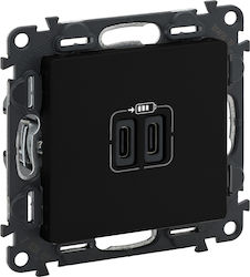 Legrand Valena Електрически Контакт с 2 Порта USB