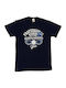 Kinder T-Shirt Kurzärmelig Marineblau