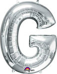 Balloon Foil Jumbo Birthday-Celebration Letter Silver 80cm