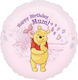 Balloon Foil Birthday-Celebration Round Pink 46cm