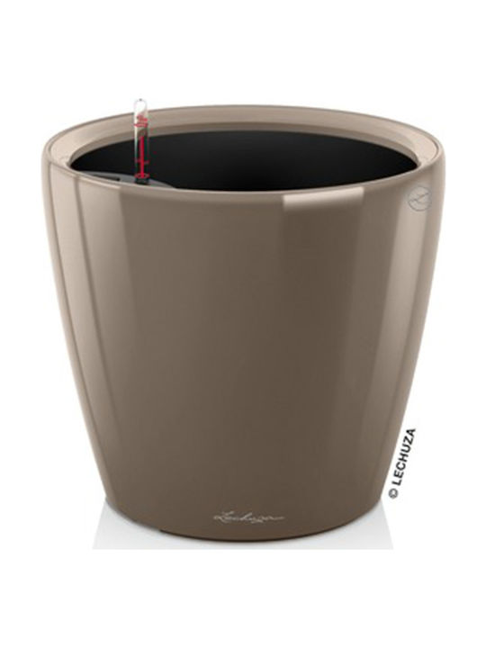 Lechuza Classico Premium 50 Flower Pot Self-Watering 50x46.5cm in Brown Color 16105