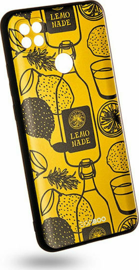 Egoboo Mat Back Cover Σιλικόνης Κίτρινο (Redmi 9C)