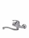 Ideamix BS0021G Kitchen Faucet Wall Silver