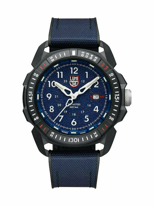 Luminox Ice-Sar Arctic Men's Watch 46mm Battery with Blue Rubber Strap