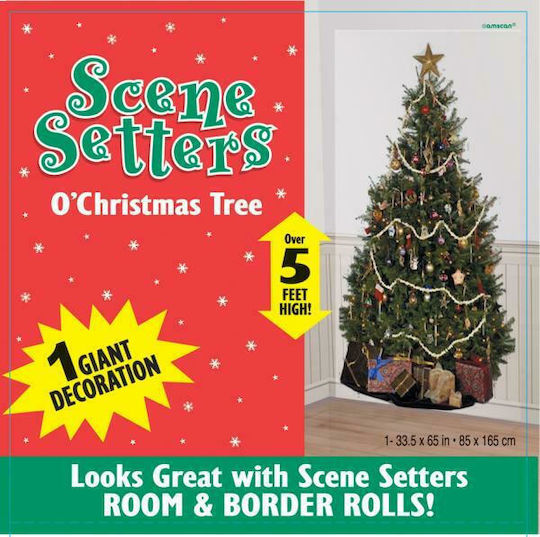 Amscan Weihnachtsaccessoires Wanddekoration