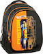 Gim Hot Wheels Custom Heiße Räder Schulranzen Rucksack Grundschule Schwarz mit Flaschenhalter 27Liter