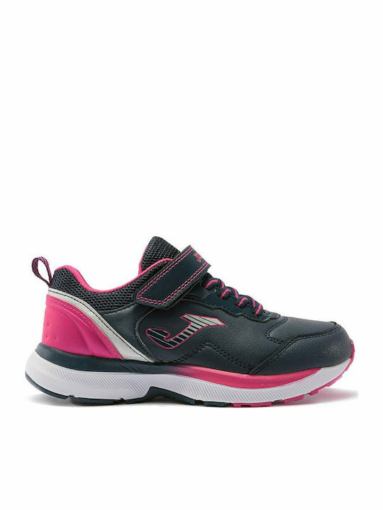 Boro Αθλητικά Παιδικά Παπούτσια Running με Σκρατς Navy Μπλε