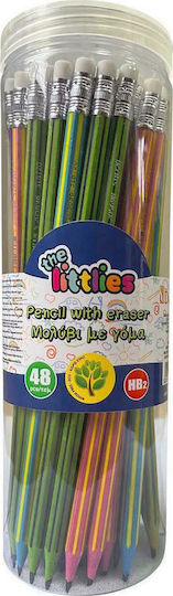 The Littlies Colors Pencil with Eraser (Μiscellaneous colours)