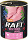 Dolina Noteci Rafi Canned Grain Free Wet Dog Food with Turkey 1 x 800gr