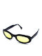 Vogue Women's Sunglasses with Black Plastic Frame and Yellow Lens VO2183S W890