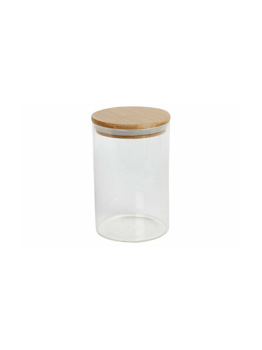 Keskor Vase General Use with Lid Glass 980ml 1pcs