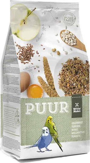 Witte Molen Puur Budgie Birds Food for Medium Parrots 750gr