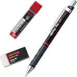 Rotring Tikky Mechanical Pencil for Drawing 3pcs Brown