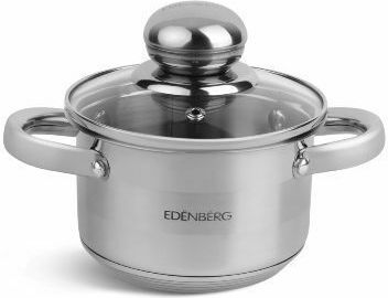 Edenberg Deep Stainless Steel Pot 0.9lt / 12cm