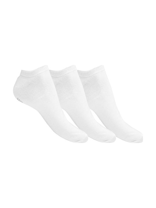 Sensi 0807 Ανδρικές Μονόχρωμες Κάλτσες Λευκές 3Pack