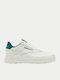 Reebok Club C Double Geo Femei Flatforms Sneakers Chalk / Midnight Pine / Future Teal