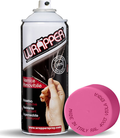 Lampa Spray Protective Film Wrapper with Matt Effect Viola Erika RAL 4003 400ml