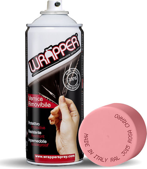 Wrapper Σπρέι Προστατευτικού Φιλμ με Ματ Εφέ Rosa Chiaro RAL 3015 400ml