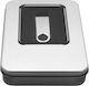 MediaRange Aluminum Storage Box for USB Flash Drives Silver