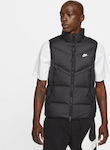 Nike Sportswear Storm-FIT Αμάνικο Ανδρικό Μπουφάν Puffer Αντιανεμικό για Άνοιξη Μαύρο