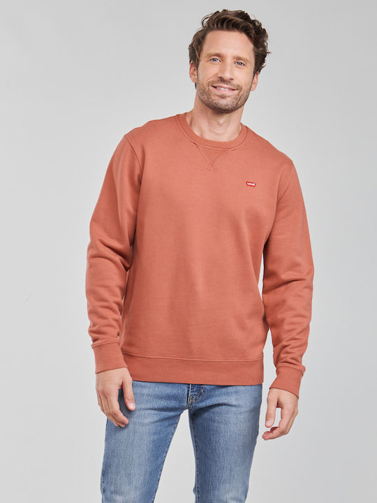 Levi's New Original Φούτερ με Κουκούλα Marsala