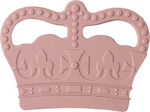 Nibbling Μασητικό Οδοντοφυΐας "Crown" Blush από Σιλικόνη για 3 m+