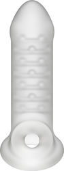 Doc Johnson Kink Jacked Up Thin Extender with Ball Strap Sheer 15.24cm